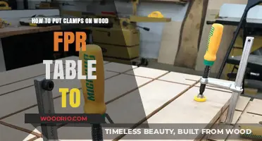 Mastering Wood Clamping Techniques for Perfect Table Joinery