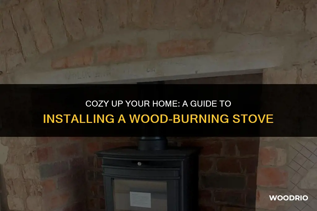 how to put in a wood burning stove