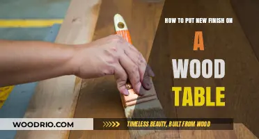 Revitalize Your Wood Table: A Step-by-Step Guide to Applying New Finish