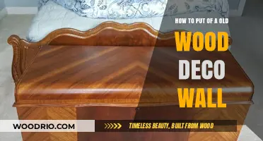 Revive Your Space: Restoring an Old Wood Deco Wall with Ease