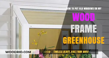 Reviving Your Greenhouse: Installing Old Windows on a Wood Frame