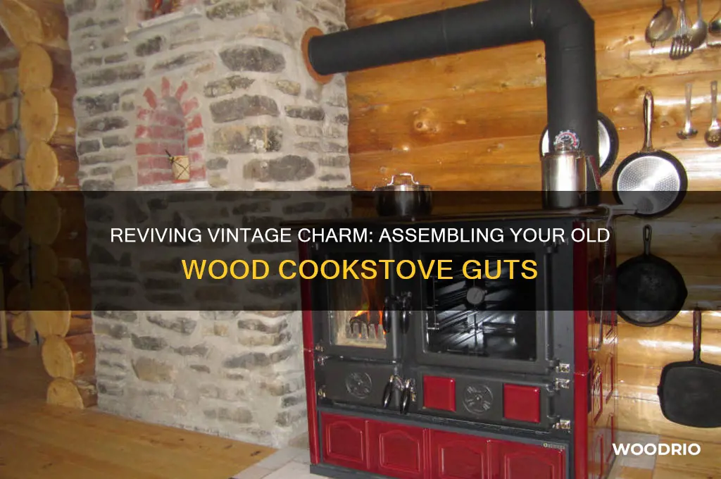 how to put old wood cookstove guts together