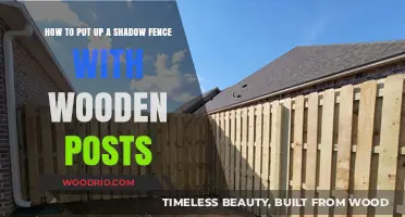 Erecting a Shadow Fence: A Step-by-Step Guide to Wooden Post Installation