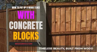 Building a Durable Wood Fence with Concrete Blocks: A Step-by-Step Guide