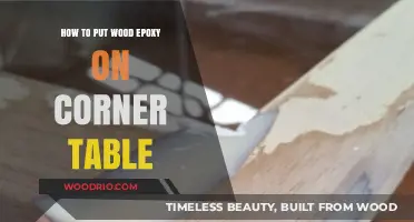 Repair and Restore: Applying Wood Epoxy to Corner Tables