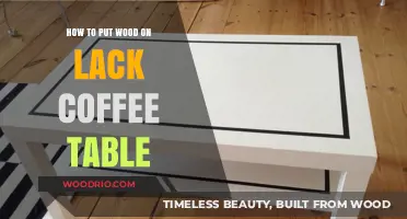DIY Wood Upgrade: Transform Your Lack Coffee Table with Ease