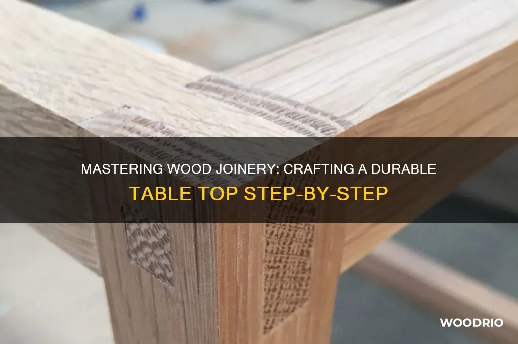 how to put wood together for table top