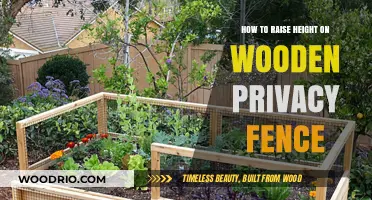 Elevate Your Privacy: A Guide to Raising Your Wooden Fence Height