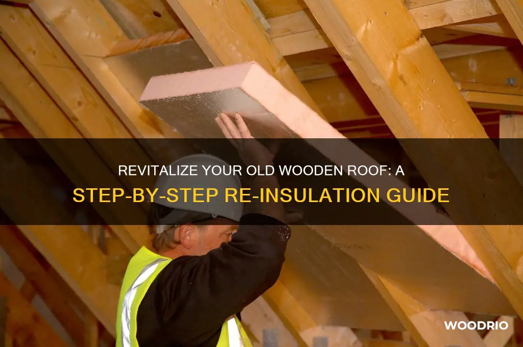 how to re insulate an old wooden roof