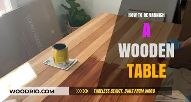 Revive Your Wooden Table: A Step-by-Step Guide to Re-Varnishing