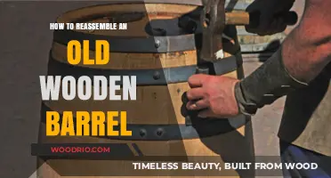 Reviving Rustic Charm: A Step-by-Step Guide to Reassembling Old Wooden Barrels