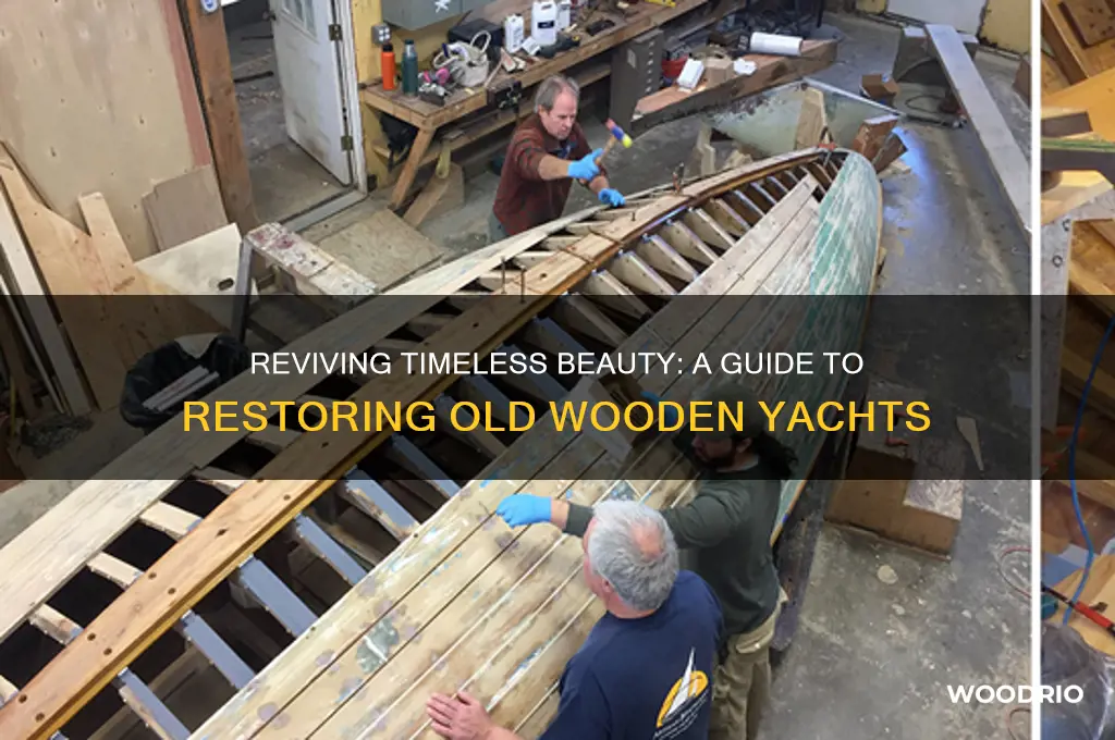 how to rebuild an old wooden yacht