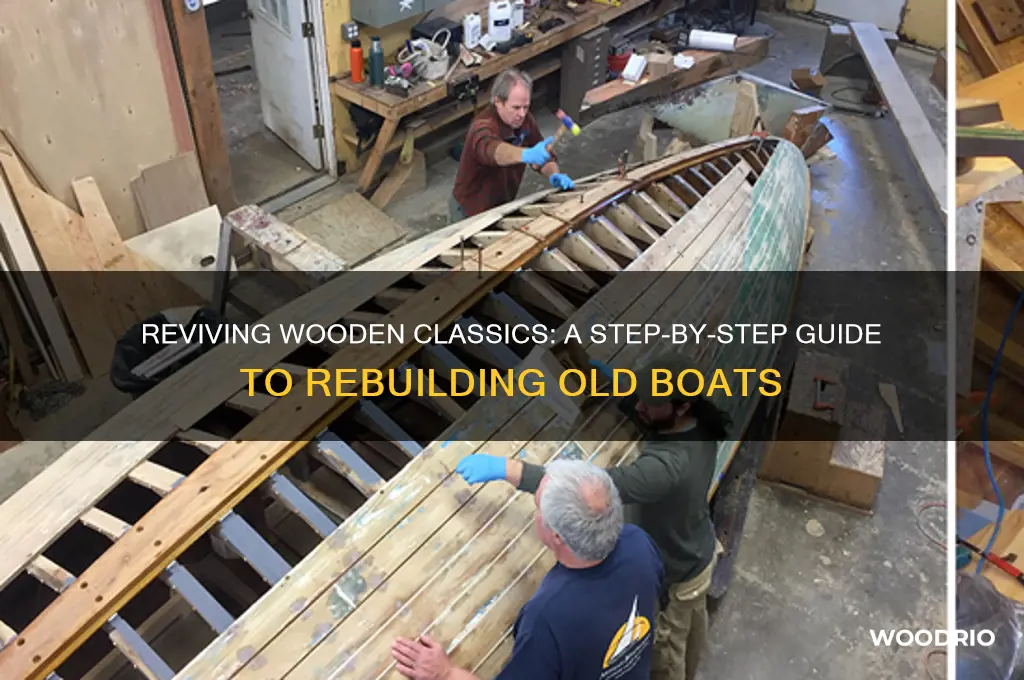 how to rebuild old wooden boats
