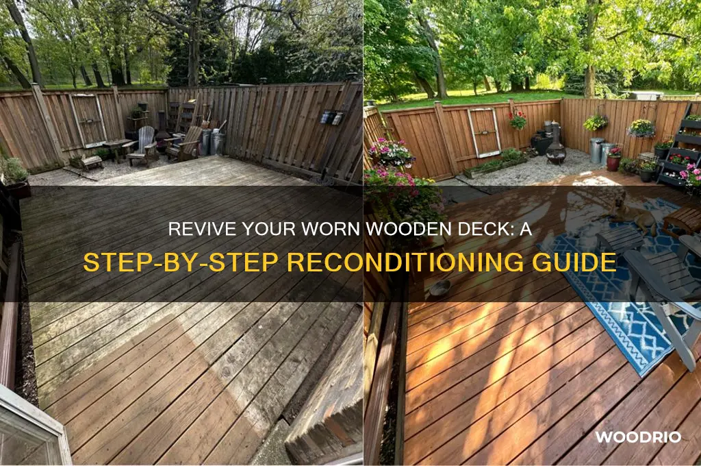 how to recondition my old wooden deck