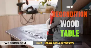 Revive Your Wood Table: A Step-by-Step Reconditioning Guide