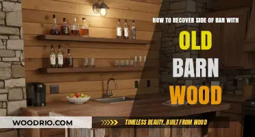 Revive Your Bar Side: A Guide to Using Old Barn Wood