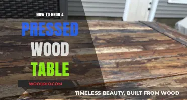 Revamp Your Pressed Wood Table: A Step-by-Step Refinishing Guide