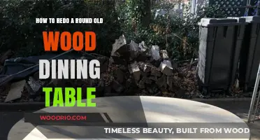 Revamp Your Round Wood Dining Table: A Step-by-Step Refinishing Guide