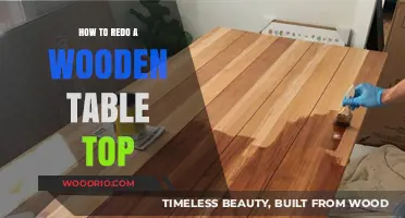 Revamp Your Wooden Table Top: A Step-by-Step Refinishing Guide