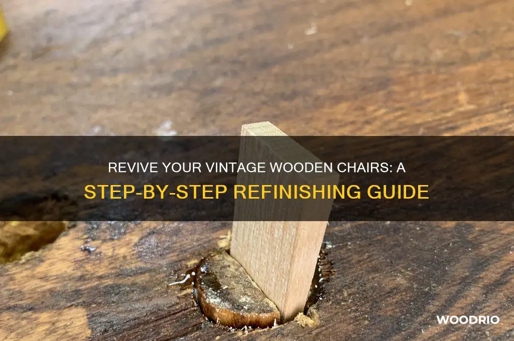 how to redo old wooden chairs