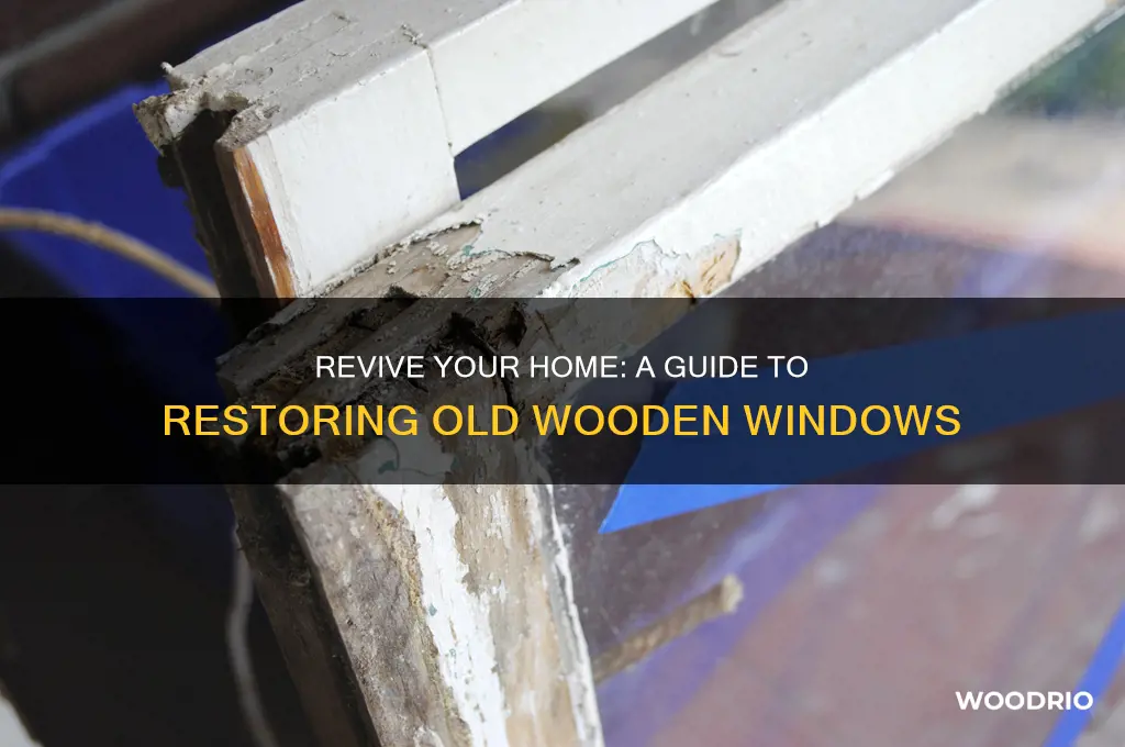 how to redo old wooden windows