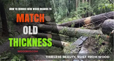Matching Old Wood: Techniques to Reduce New Boards' Thickness