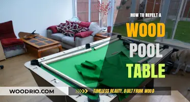 Revive Your Wood Pool Table: A Step-by-Step Refelting Guide