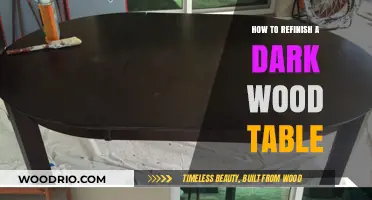 Revive Your Dark Wood Table: A Step-by-Step Refinishing Guide