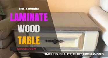 Revive Your Laminate Wood Table: A Step-by-Step Refinishing Guide