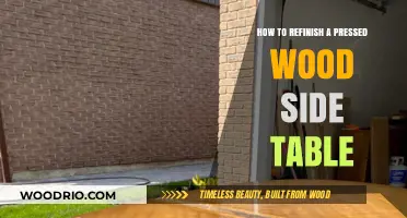 Revive Your Pressed Wood Side Table: A Step-by-Step Refinishing Guide