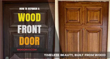 Revamp Your Entrance: A Step-by-Step Guide to Refinishing a Wood Front Door