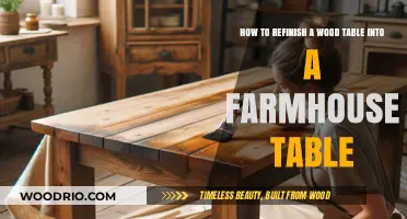 Transform Your Wood Table: A Farmhouse Refinishing Guide