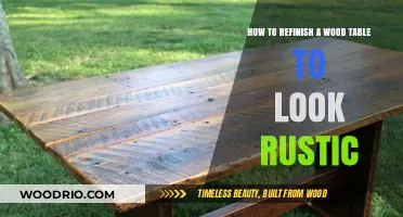 Rustic Revival: Refinishing Your Wood Table for a Vintage Charm