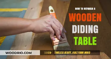 Revive Your Wooden Dining Table: A Step-by-Step Refinishing Guide