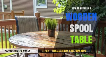 Revive Your Wooden Spool Table: A Step-by-Step Refinishing Guide