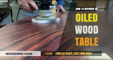 Revive Your Oiled Wood Table: A Step-by-Step Refinishing Guide