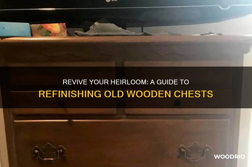 how to refinish an old wooden chest