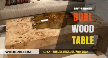 Revive Your Burl Wood Table: A Step-by-Step Refinishing Guide