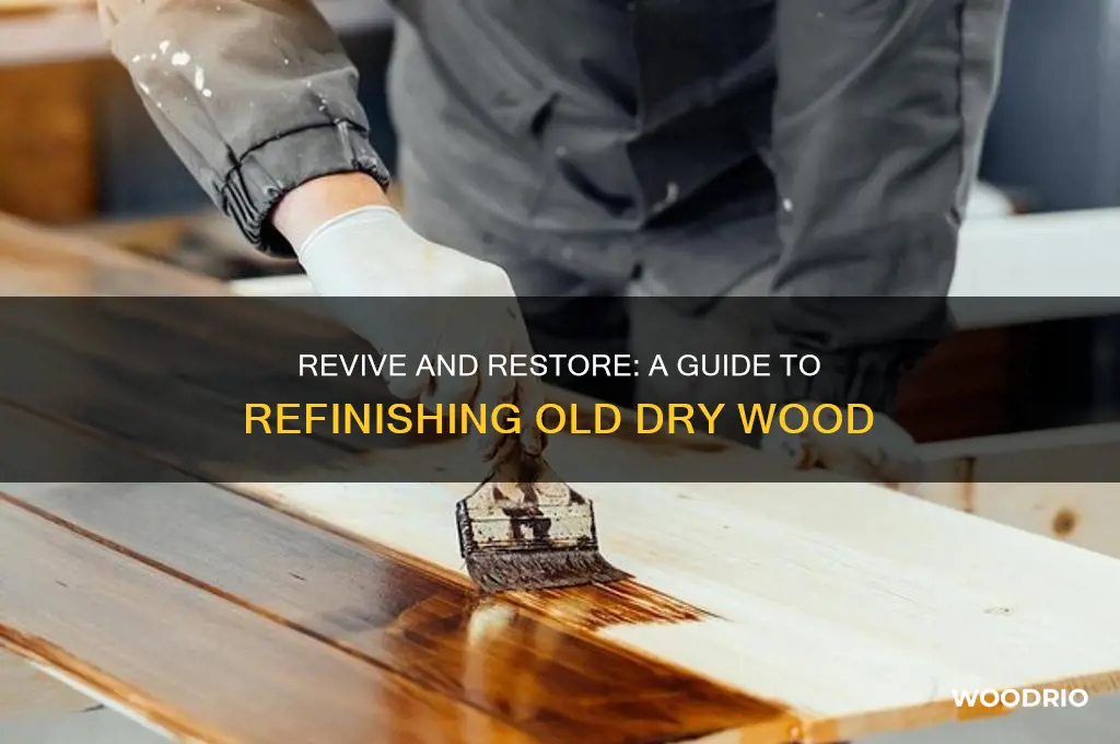 how to refinish old dry wood