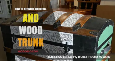 Revive Your Vintage Trunk: Refinishing Metal and Wood Made Easy