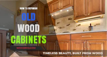 Revive Your Kitchen: A Guide to Refinishing Old Wood Cabinets