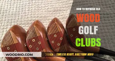 Revive Your Game: Refinishing Old Wood Golf Clubs Step-by-Step