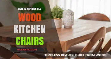 Revive Your Kitchen: Refinishing Old Wood Chairs Step-by-Step Guide