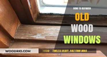 Revive Your Home: A Guide to Refinishing Old Wood Windows