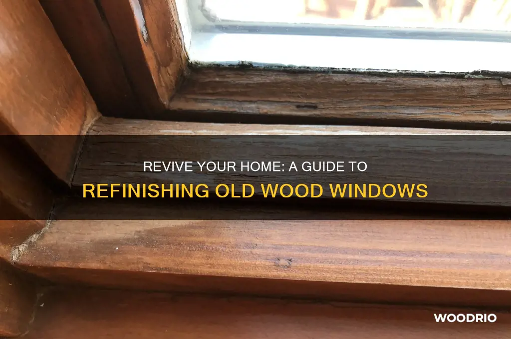 how to refinish old wood windows