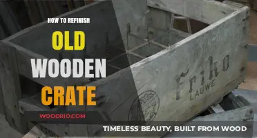 Revive Your Old Wooden Crate: A Step-by-Step Refinishing Guide
