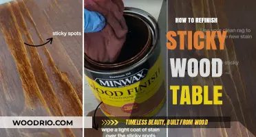 Revive Your Sticky Wood Table: A Step-by-Step Refinishing Guide