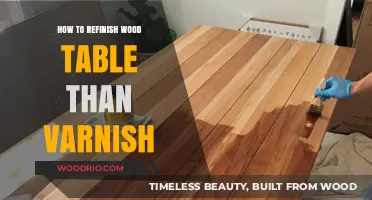 Revive Your Wood Table: Refinishing and Varnishing Guide