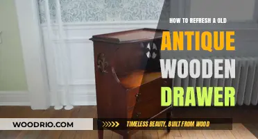 Revive Your Antique Wooden Drawer: Simple Steps for a Fresh Look