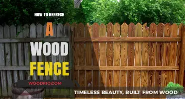 Revitalize Your Wooden Fence: A Step-by-Step Guide to Restoration